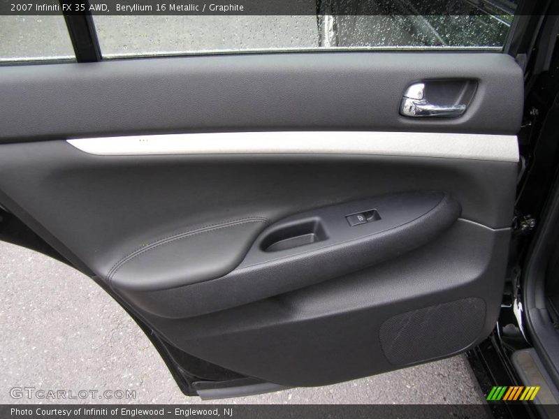 Beryllium 16 Metallic / Graphite 2007 Infiniti FX 35 AWD