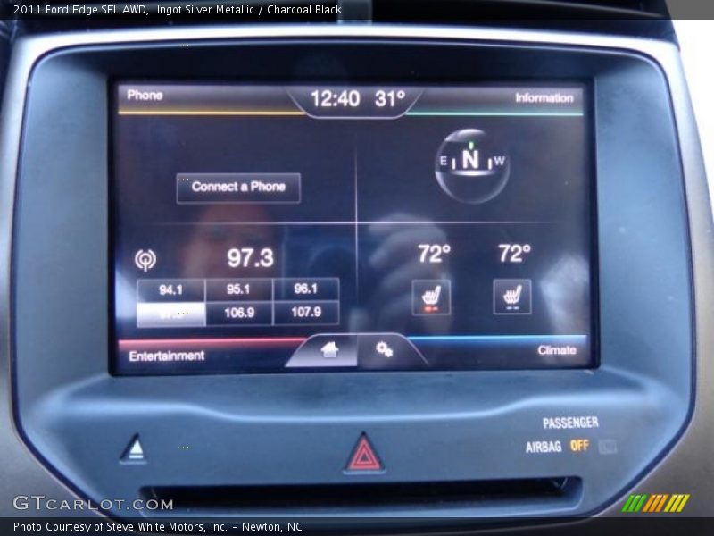 Ingot Silver Metallic / Charcoal Black 2011 Ford Edge SEL AWD