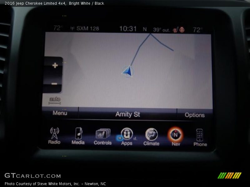 Bright White / Black 2016 Jeep Cherokee Limited 4x4