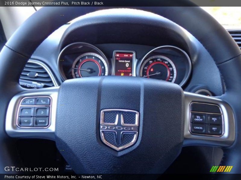 Pitch Black / Black 2016 Dodge Journey Crossroad Plus