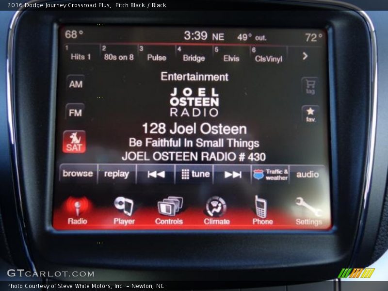 Pitch Black / Black 2016 Dodge Journey Crossroad Plus