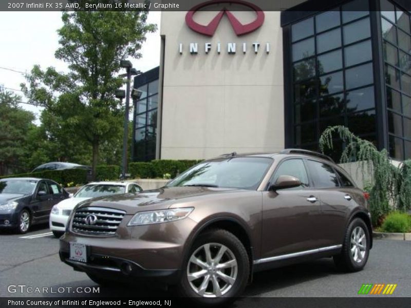 Beryllium 16 Metallic / Graphite 2007 Infiniti FX 35 AWD