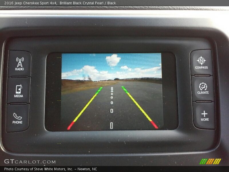 Brilliant Black Crystal Pearl / Black 2016 Jeep Cherokee Sport 4x4
