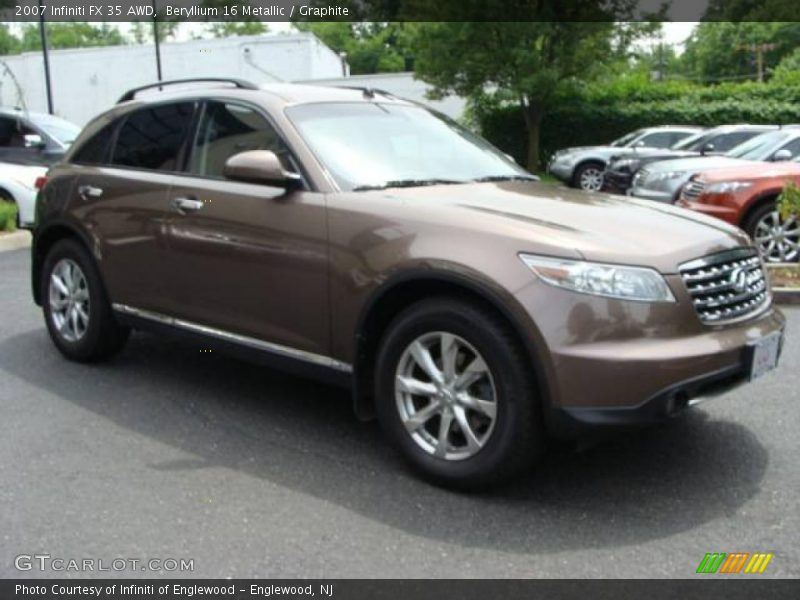 Beryllium 16 Metallic / Graphite 2007 Infiniti FX 35 AWD