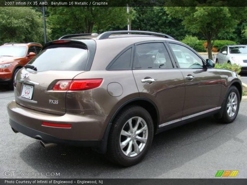 Beryllium 16 Metallic / Graphite 2007 Infiniti FX 35 AWD