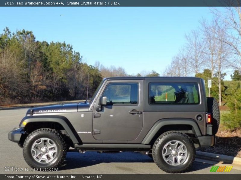 Granite Crystal Metallic / Black 2016 Jeep Wrangler Rubicon 4x4