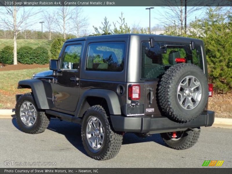 Granite Crystal Metallic / Black 2016 Jeep Wrangler Rubicon 4x4