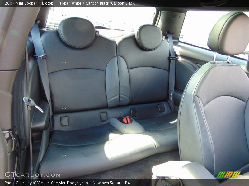 Pepper White / Carbon Black/Carbon Black 2007 Mini Cooper Hardtop