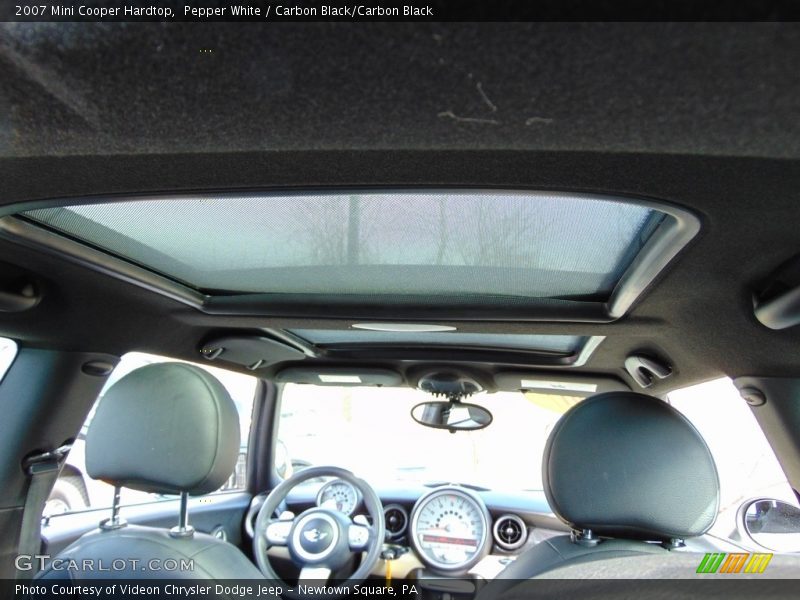 Pepper White / Carbon Black/Carbon Black 2007 Mini Cooper Hardtop