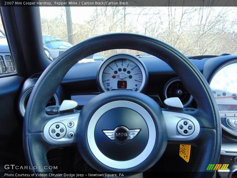 Pepper White / Carbon Black/Carbon Black 2007 Mini Cooper Hardtop