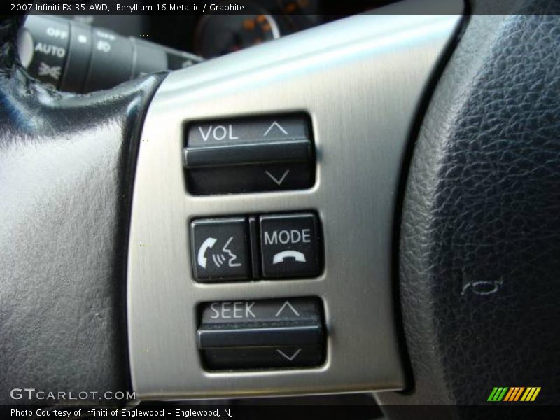 Beryllium 16 Metallic / Graphite 2007 Infiniti FX 35 AWD