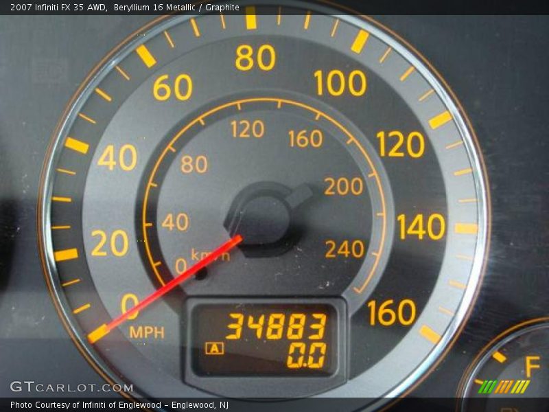 Beryllium 16 Metallic / Graphite 2007 Infiniti FX 35 AWD