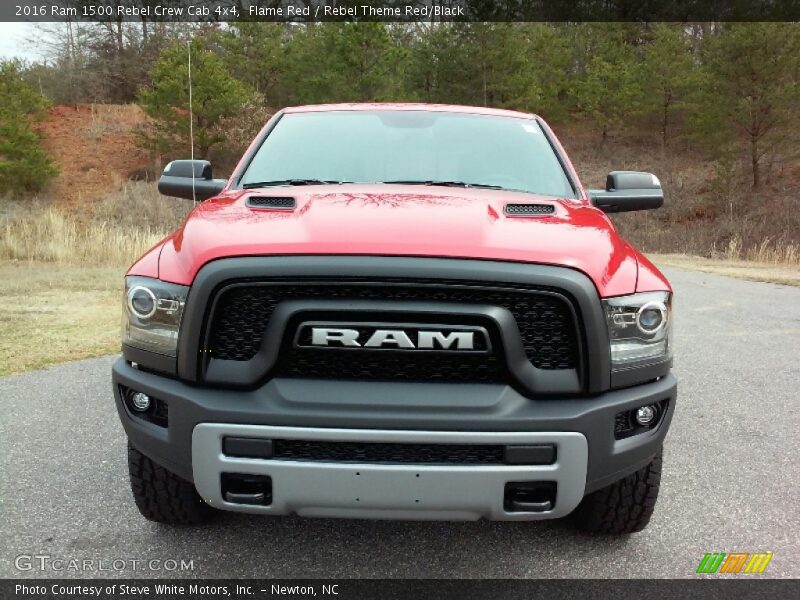 Flame Red / Rebel Theme Red/Black 2016 Ram 1500 Rebel Crew Cab 4x4