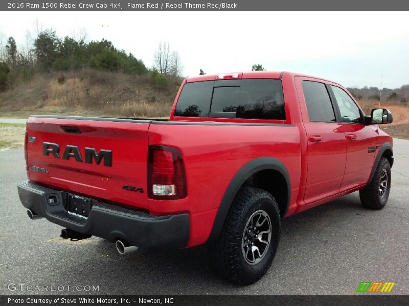 Flame Red / Rebel Theme Red/Black 2016 Ram 1500 Rebel Crew Cab 4x4