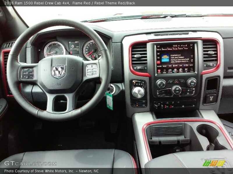 Flame Red / Rebel Theme Red/Black 2016 Ram 1500 Rebel Crew Cab 4x4