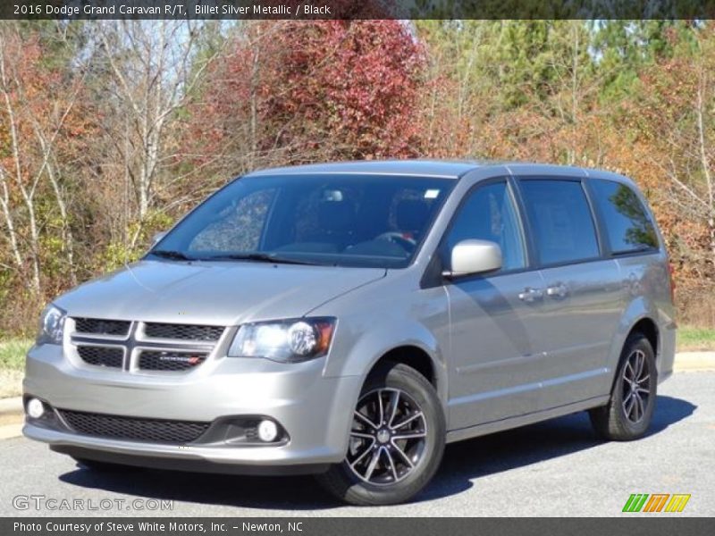 Billet Silver Metallic / Black 2016 Dodge Grand Caravan R/T