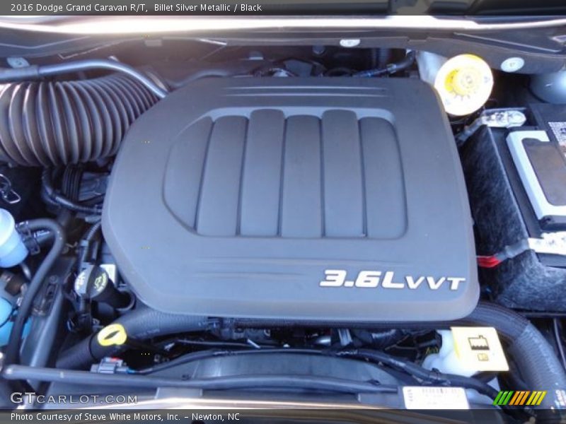 Billet Silver Metallic / Black 2016 Dodge Grand Caravan R/T