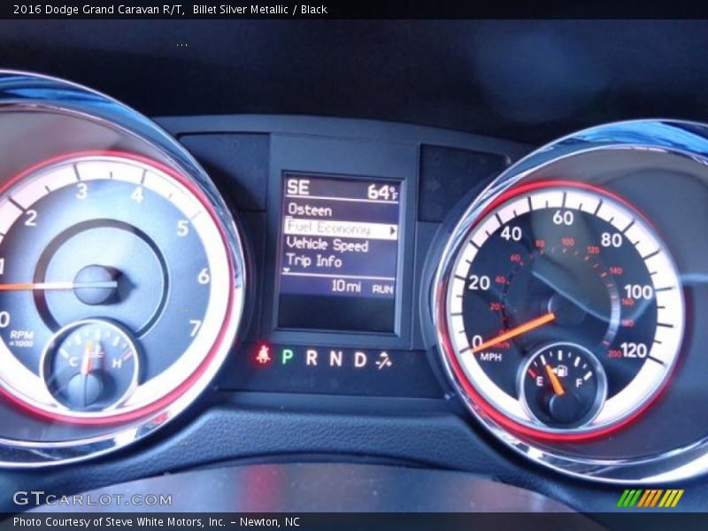 Billet Silver Metallic / Black 2016 Dodge Grand Caravan R/T