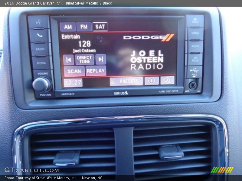 Billet Silver Metallic / Black 2016 Dodge Grand Caravan R/T