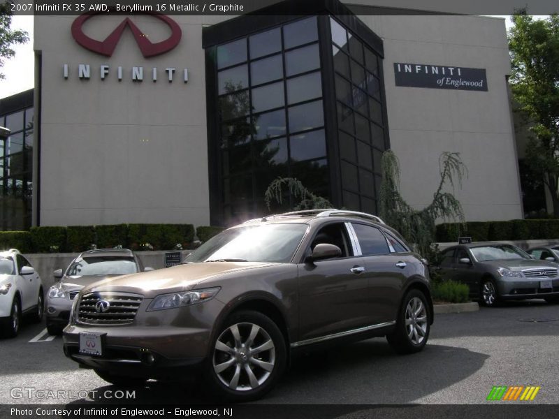 Beryllium 16 Metallic / Graphite 2007 Infiniti FX 35 AWD
