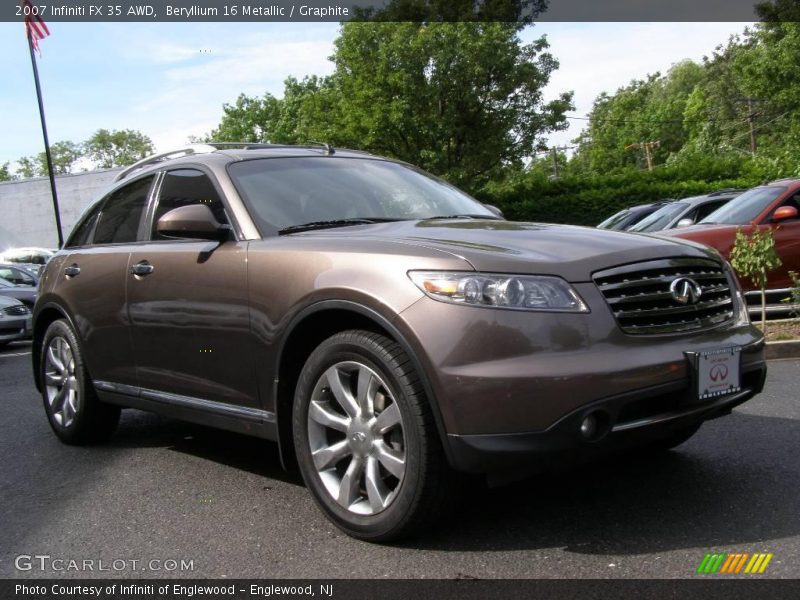 Beryllium 16 Metallic / Graphite 2007 Infiniti FX 35 AWD