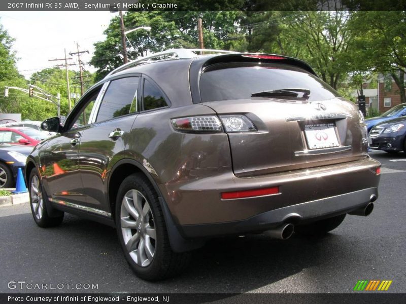 Beryllium 16 Metallic / Graphite 2007 Infiniti FX 35 AWD