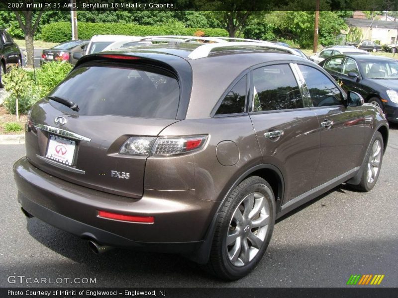 Beryllium 16 Metallic / Graphite 2007 Infiniti FX 35 AWD