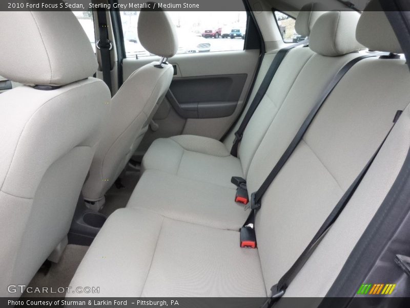 Sterling Grey Metallic / Medium Stone 2010 Ford Focus S Sedan
