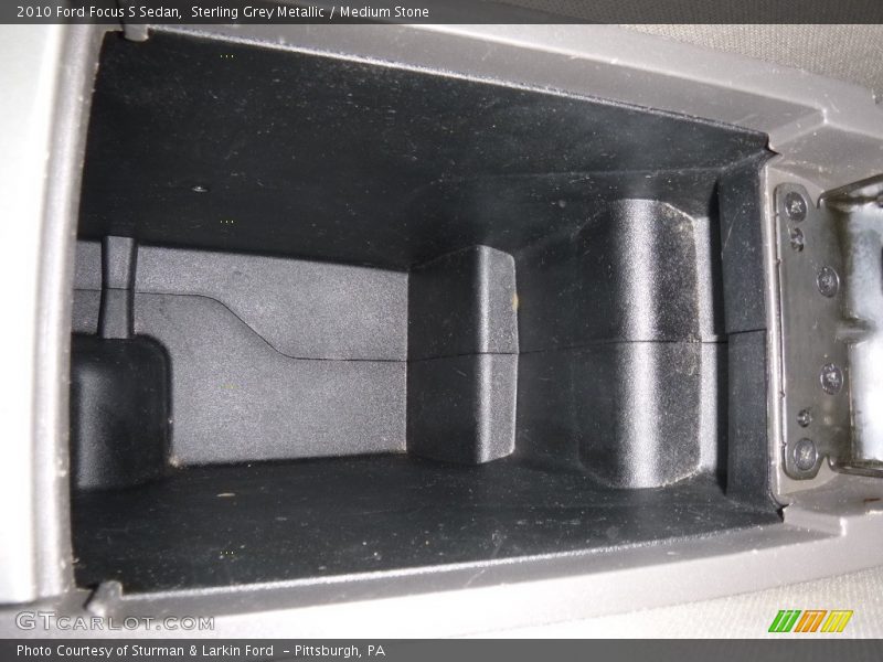 Sterling Grey Metallic / Medium Stone 2010 Ford Focus S Sedan