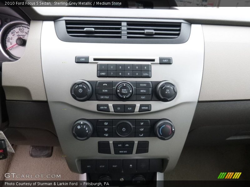 Sterling Grey Metallic / Medium Stone 2010 Ford Focus S Sedan