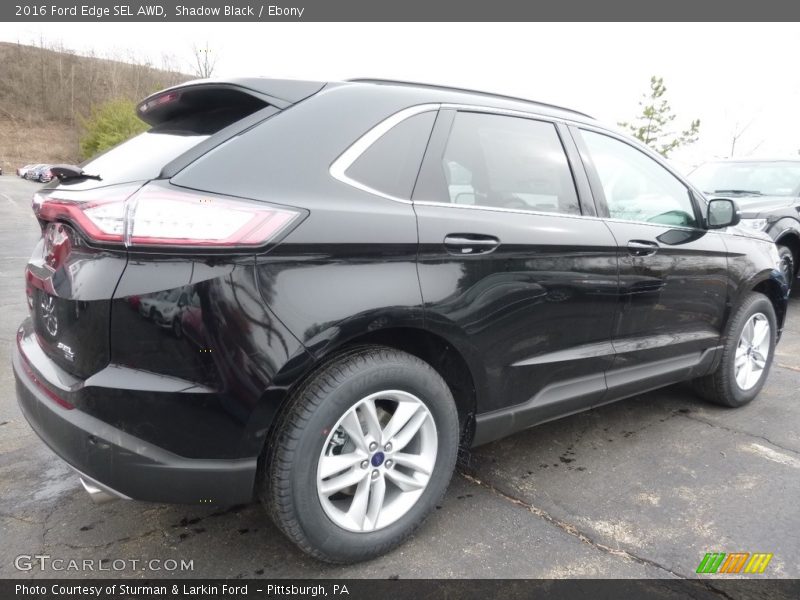 Shadow Black / Ebony 2016 Ford Edge SEL AWD