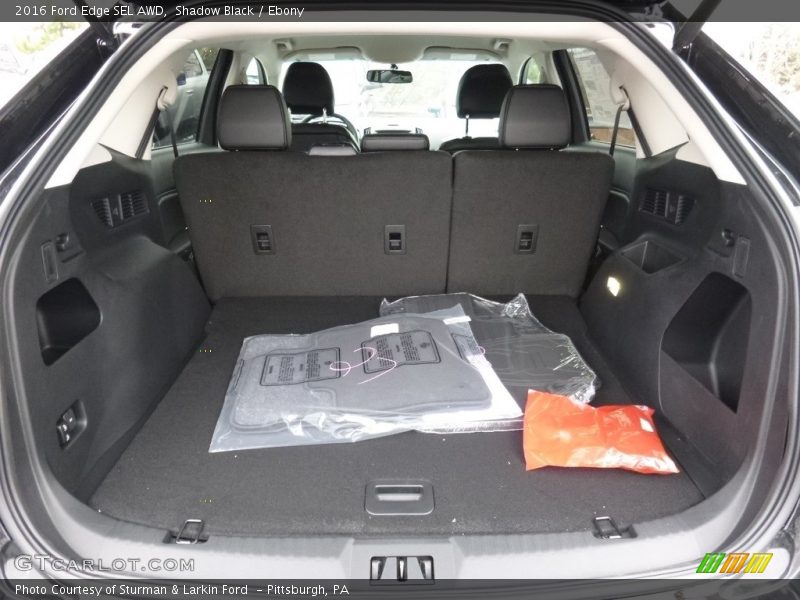Shadow Black / Ebony 2016 Ford Edge SEL AWD