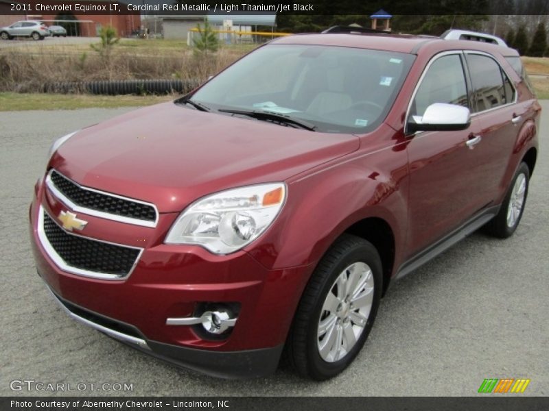 Cardinal Red Metallic / Light Titanium/Jet Black 2011 Chevrolet Equinox LT