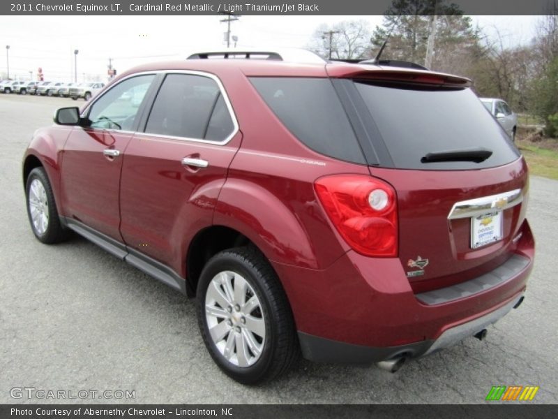 Cardinal Red Metallic / Light Titanium/Jet Black 2011 Chevrolet Equinox LT