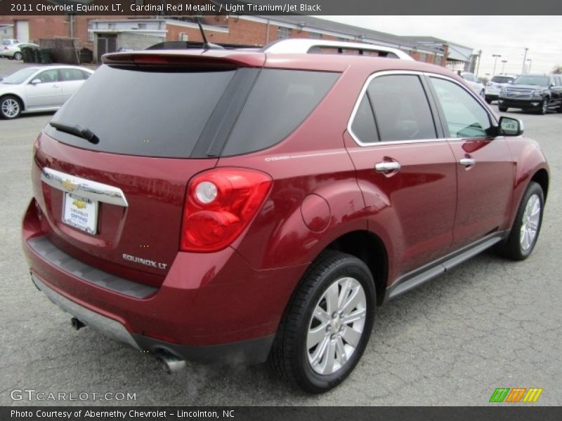 Cardinal Red Metallic / Light Titanium/Jet Black 2011 Chevrolet Equinox LT
