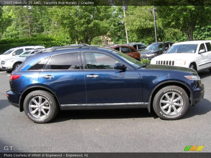 Sapphire Blue Metallic / Graphite 2007 Infiniti FX 35 AWD