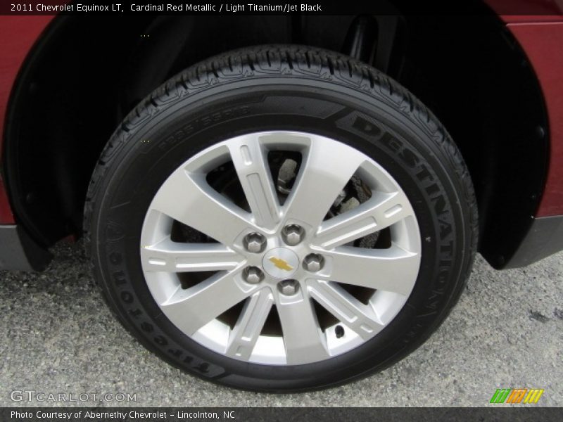 Cardinal Red Metallic / Light Titanium/Jet Black 2011 Chevrolet Equinox LT