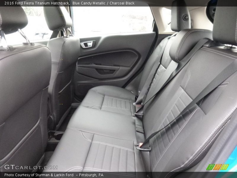 Blue Candy Metallic / Charcoal Black 2016 Ford Fiesta Titanium Hatchback