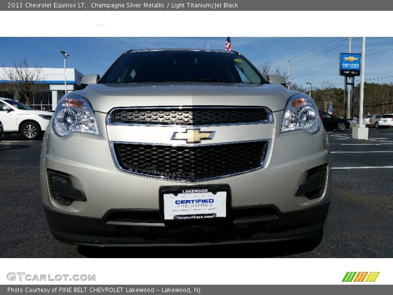 Champagne Silver Metallic / Light Titanium/Jet Black 2013 Chevrolet Equinox LT