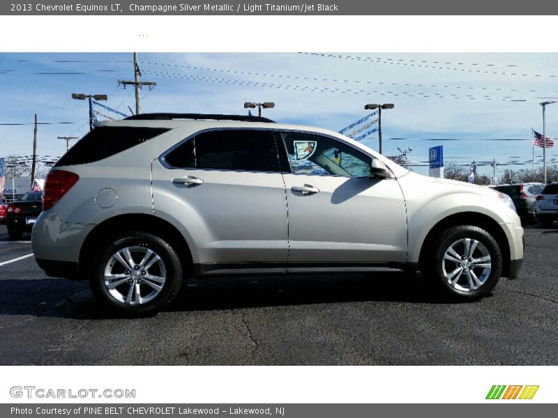 Champagne Silver Metallic / Light Titanium/Jet Black 2013 Chevrolet Equinox LT