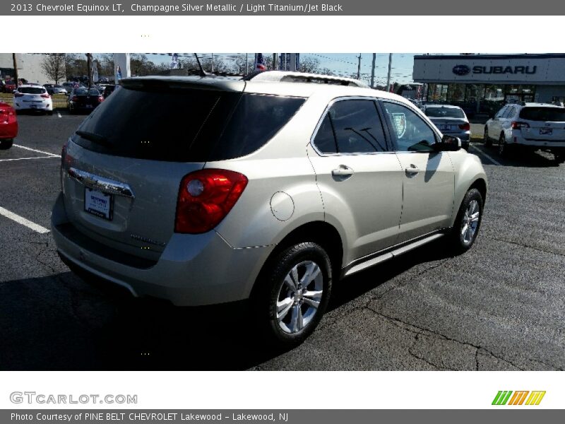 Champagne Silver Metallic / Light Titanium/Jet Black 2013 Chevrolet Equinox LT