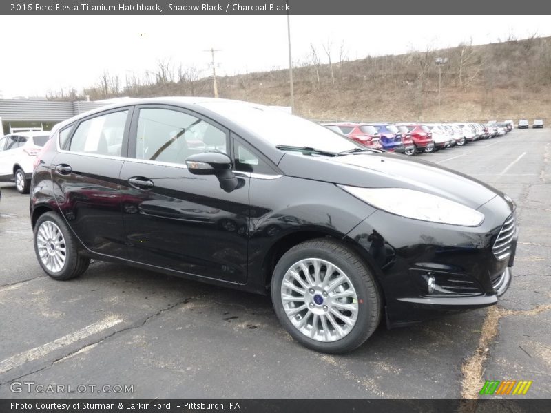 Shadow Black / Charcoal Black 2016 Ford Fiesta Titanium Hatchback