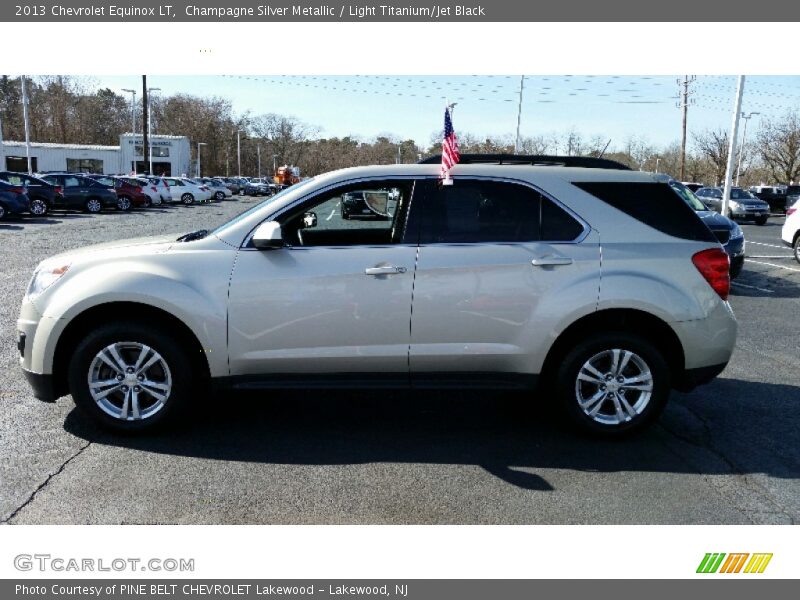 Champagne Silver Metallic / Light Titanium/Jet Black 2013 Chevrolet Equinox LT