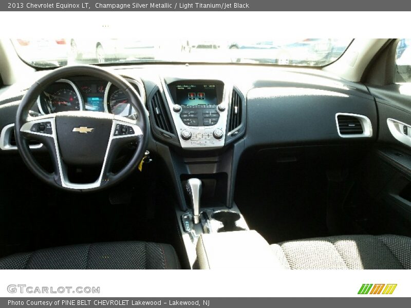 Champagne Silver Metallic / Light Titanium/Jet Black 2013 Chevrolet Equinox LT