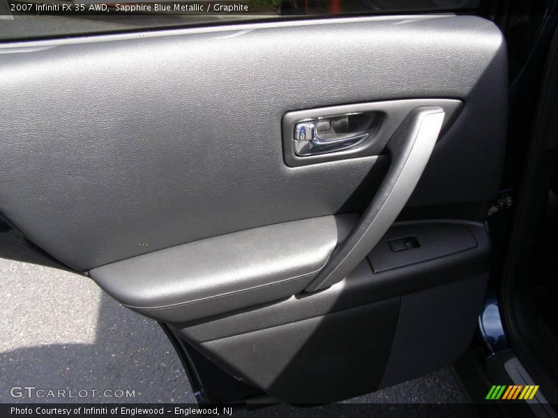 Sapphire Blue Metallic / Graphite 2007 Infiniti FX 35 AWD