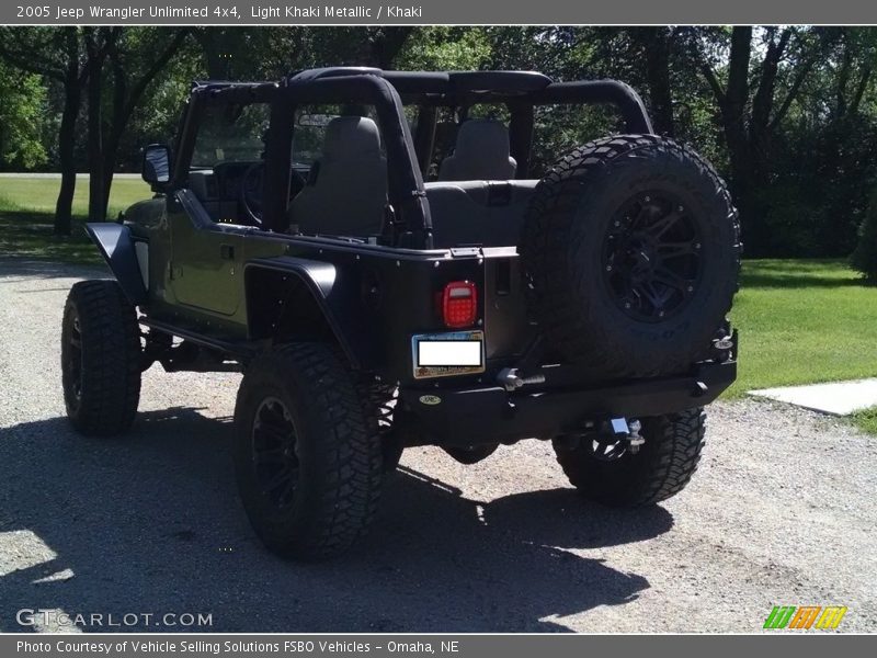 Light Khaki Metallic / Khaki 2005 Jeep Wrangler Unlimited 4x4