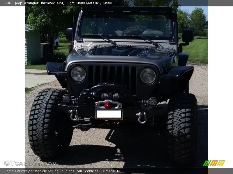 Light Khaki Metallic / Khaki 2005 Jeep Wrangler Unlimited 4x4