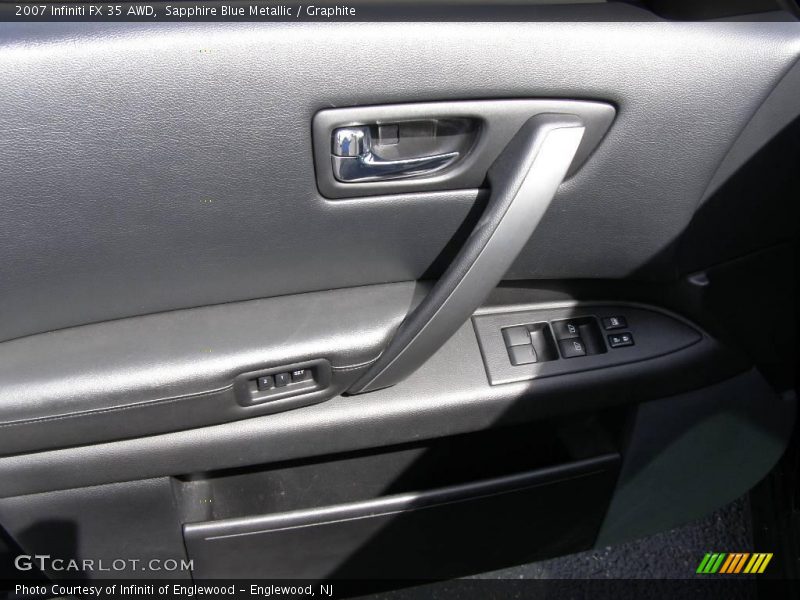 Sapphire Blue Metallic / Graphite 2007 Infiniti FX 35 AWD