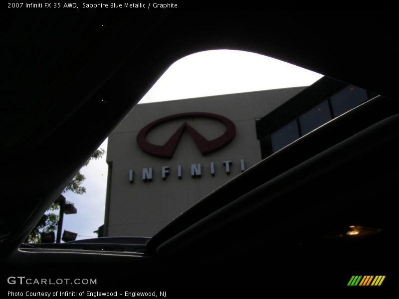 Sapphire Blue Metallic / Graphite 2007 Infiniti FX 35 AWD