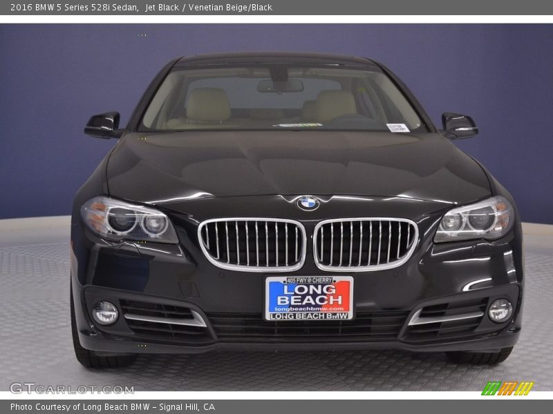 Jet Black / Venetian Beige/Black 2016 BMW 5 Series 528i Sedan